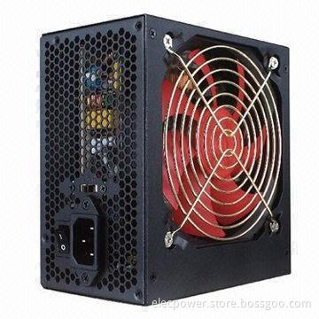 500W PC ATX Power Supply with Dual Fan, Low Ripple and Noise